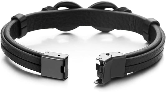 Stylish Leather Cuff Bracelets Leathers Crafted