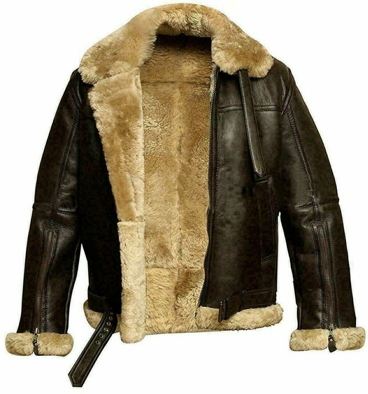 Shearling Leather Jacket Leathers Crafted