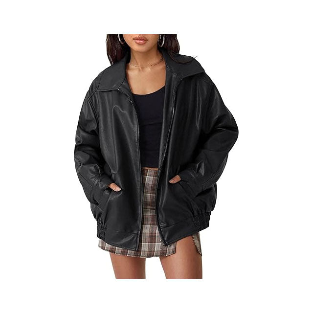 Belted Rider Black Jacket for Women Leathers Crafted