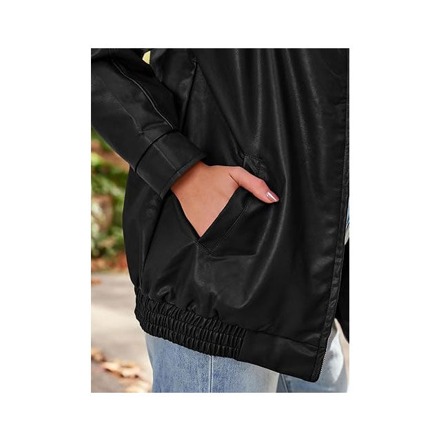 Belted Rider Black Jacket for Women Leathers Crafted