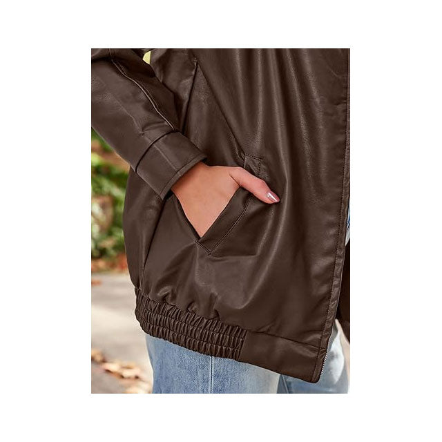 Belted Rider Brown Jacket for Women Leathers Crafted