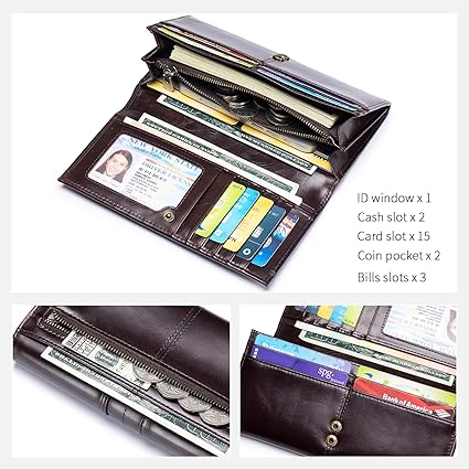 Timeless Luxury: Ladies' Leather Wallet Collection Leathers Crafted