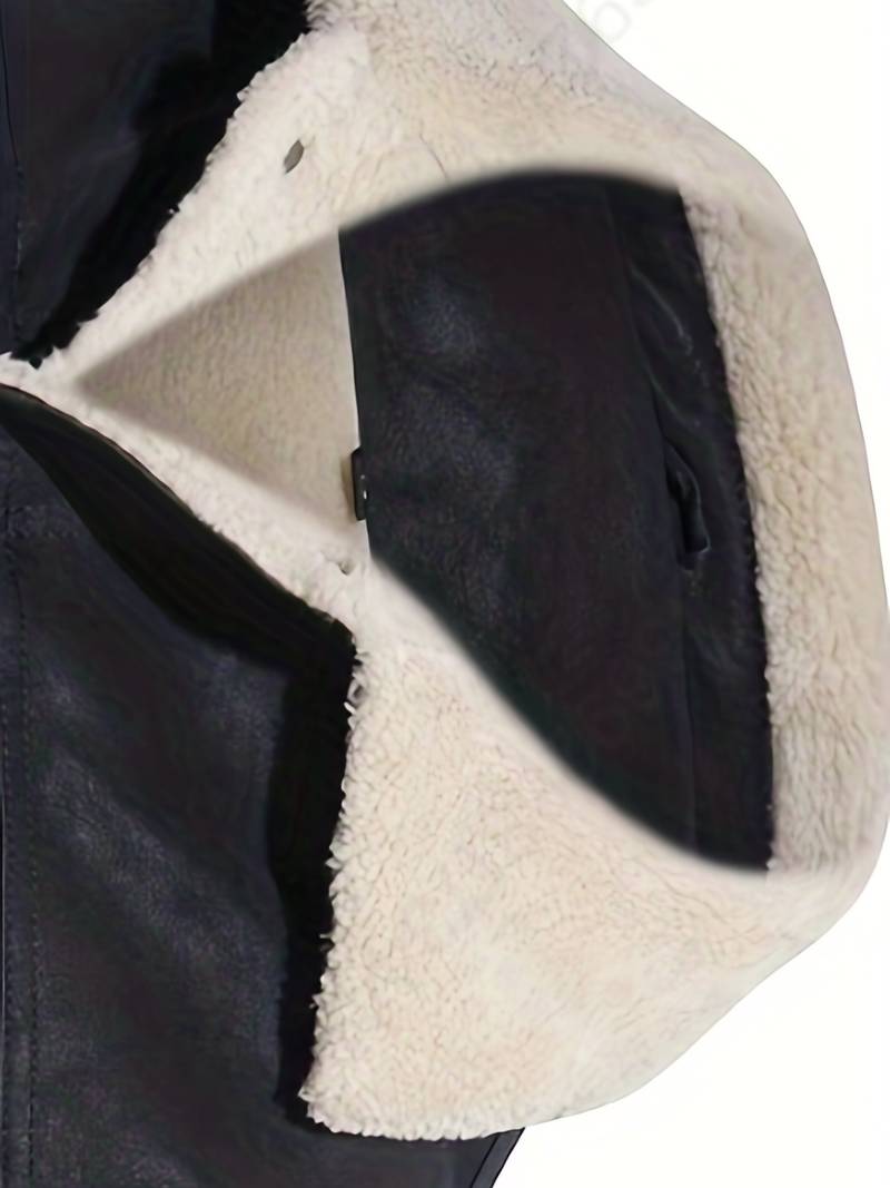 Men's Leather Real Furr jacket Leathers Crafted