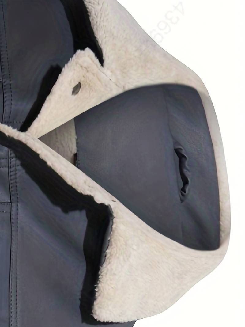 "Men's Leather Real Fur jacket Leathers Crafted