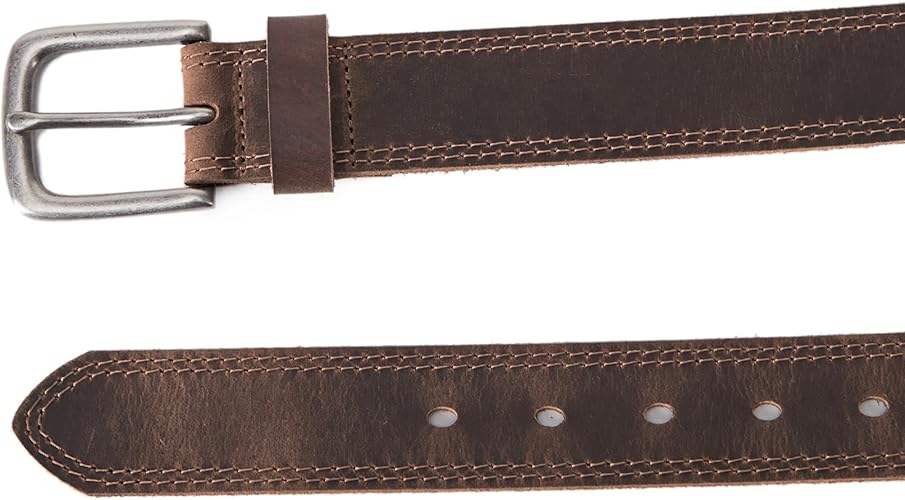 'Leather Belt Brown simple and elegant' Leathers Crafted