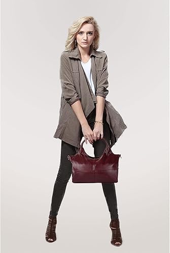 Womens Vegan Leather Handbags Tote Bag Shoulder Bag Top Handle Satchel Ladies Purse Crossbody Hobo Bag Leathers Crafted