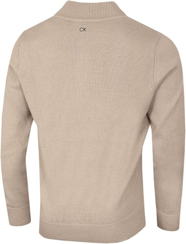 Calvin Klein Men’s 2025 Knit Cotton 1/2 Zip Golf Sweater – Stylish & Comfortable CK Top Bliss Impex