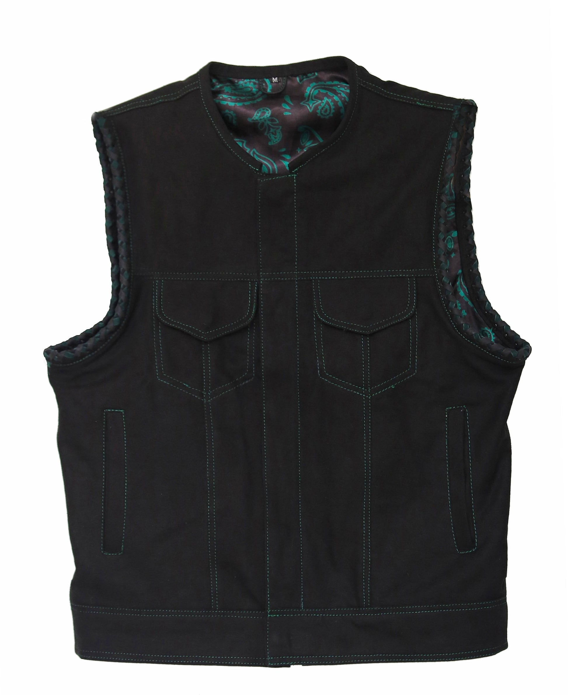 Stylish Leather Vest and premium leather vest Leathers Crafted
