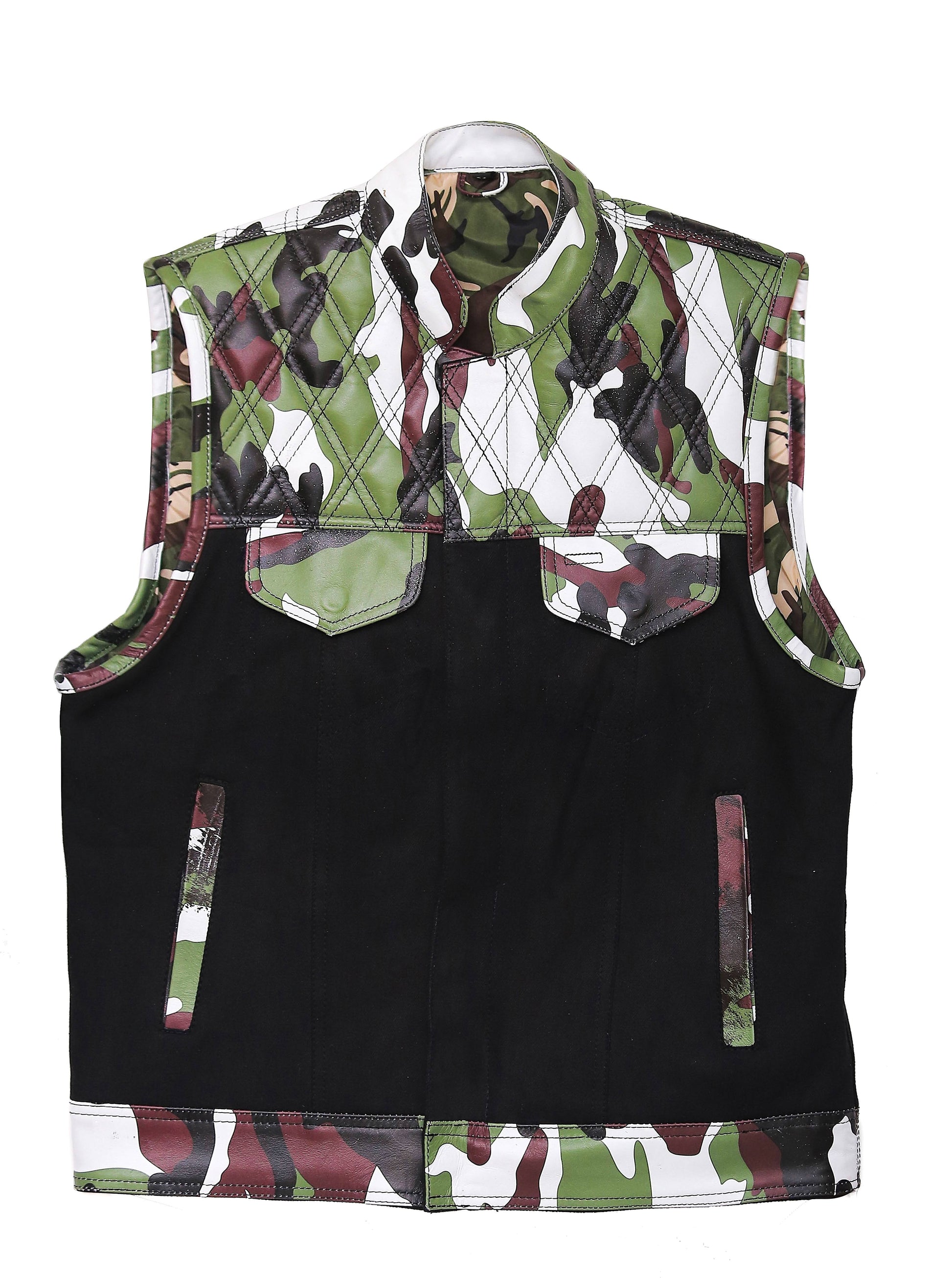 "Fashion leather vest" Leathers Crafted