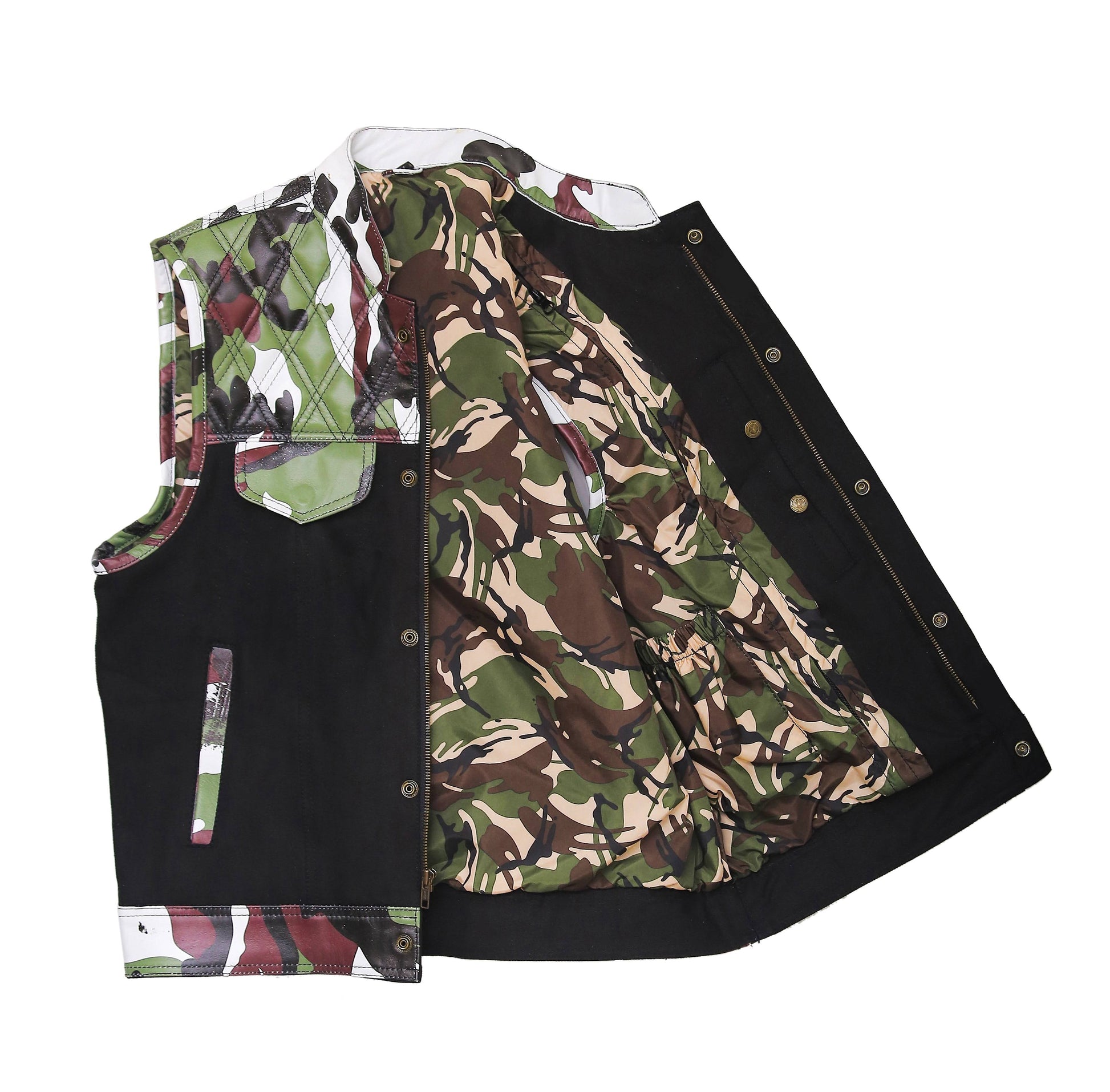 Leather waistcoat/ Faux Leather vest Leathers Crafted