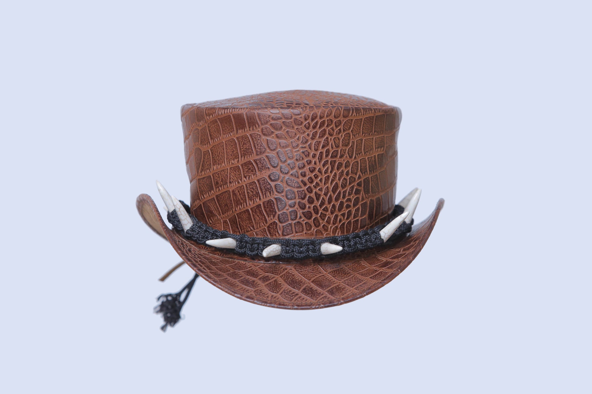 Snake Skin Vector Style Leather Hat Leather House