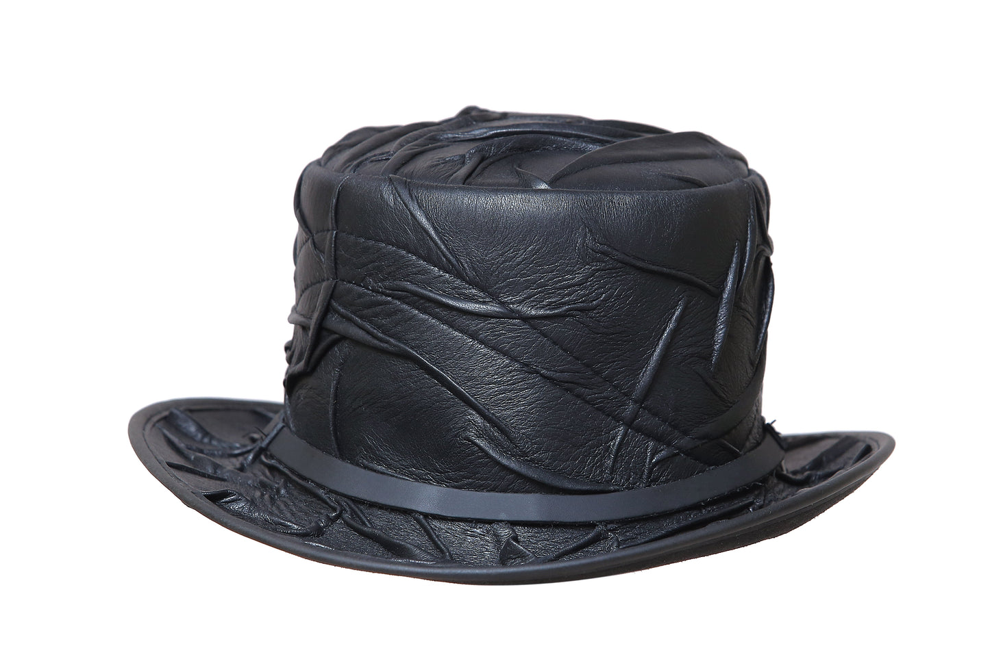Black Sheep Skin Leather Hat Leathers Crafted