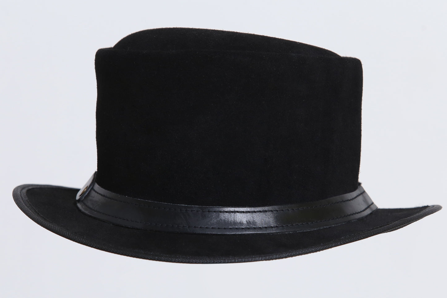 Black Natural Cowboy Hat Leathers Crafted