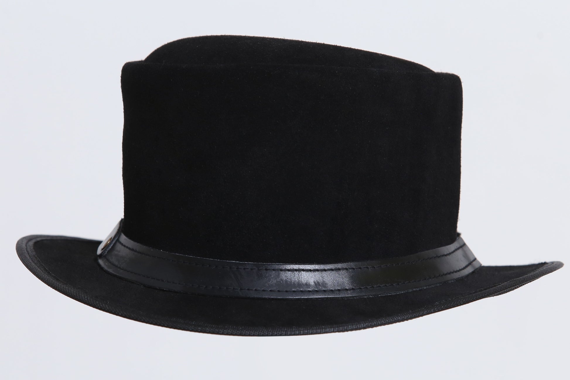 Black Natural Cowboy Hat Leathers Crafted