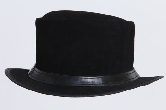 Black Natural Cowboy Hat Leathers Crafted