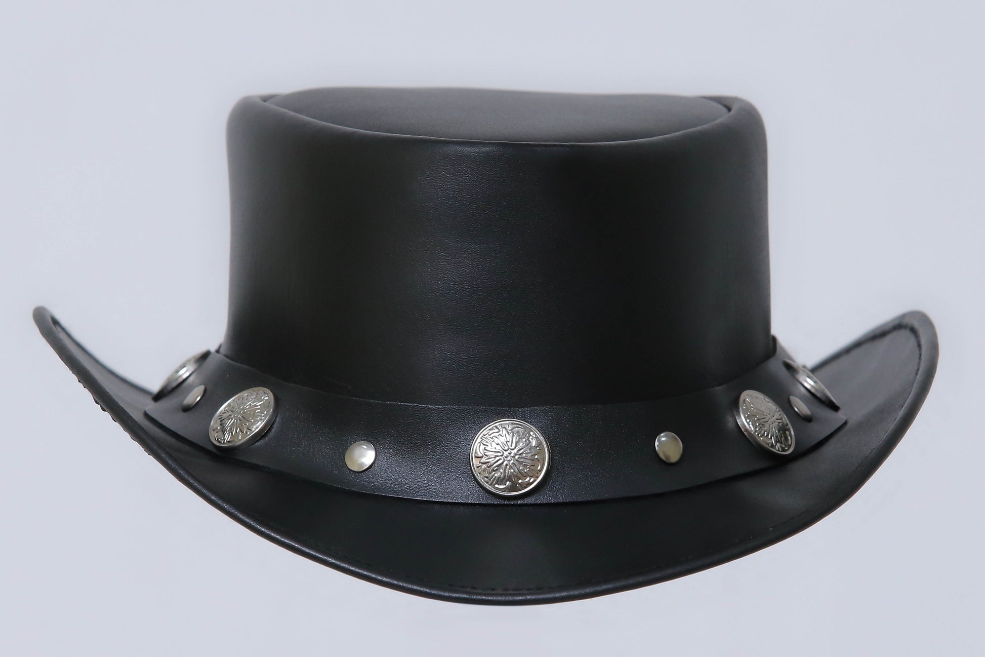 Western Cowboy leather Hat Leathers Crafted