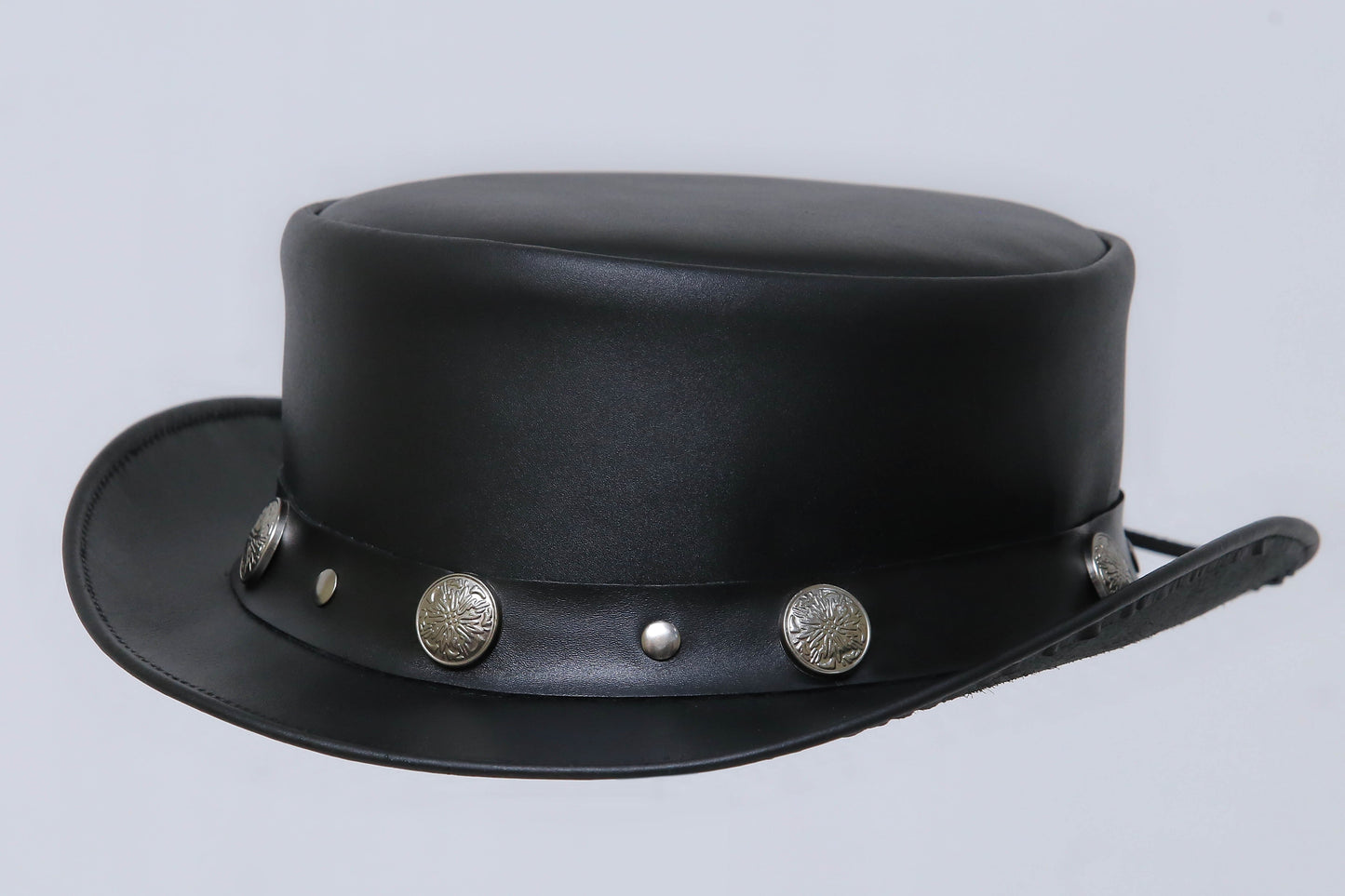 Western Cowboy leather Hat Leathers Crafted