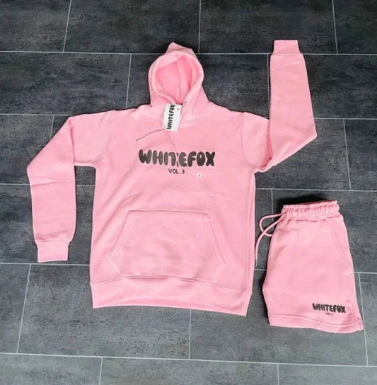 Ladies White Fox Short Sets Bliss Impex