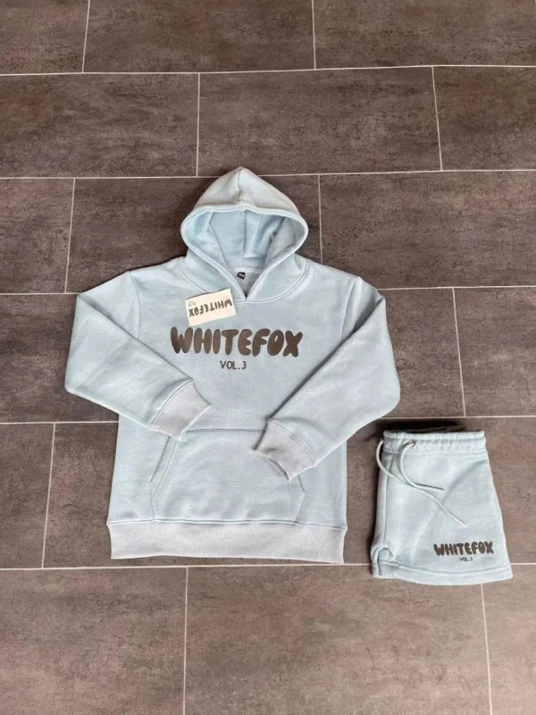 Ladies White Fox Short Sets Bliss Impex