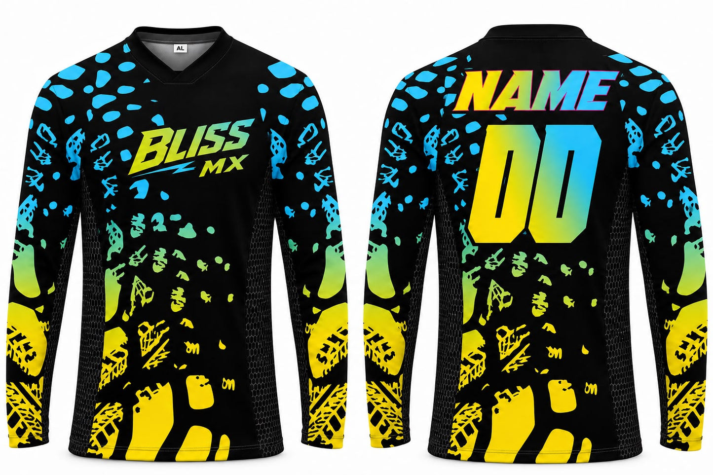 Custom MX Jersey | Bliss MX Tire Tread Motocross Jersey