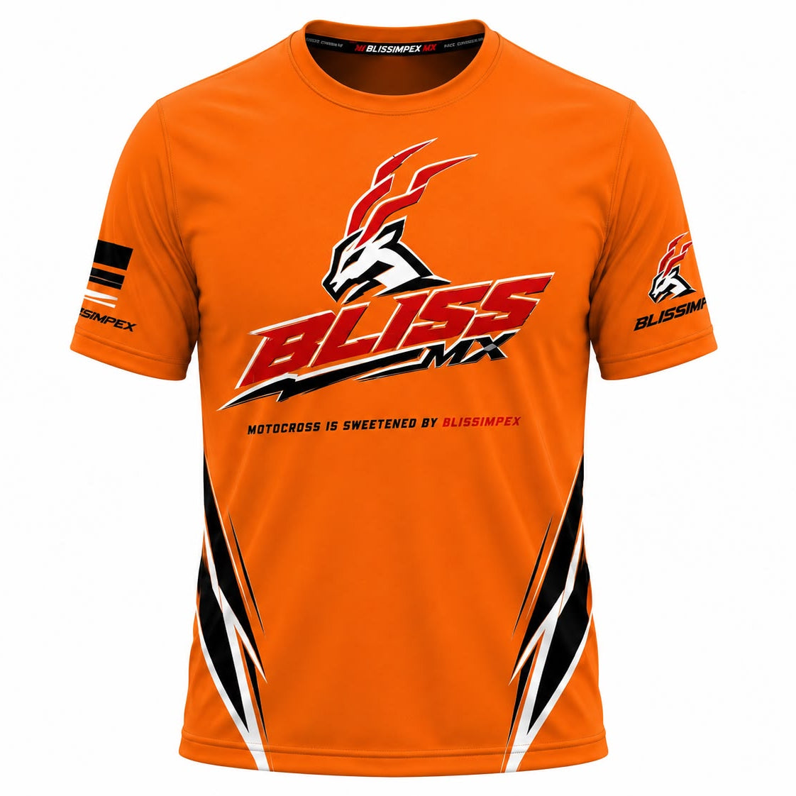 Custom Orange Motocross Jersey