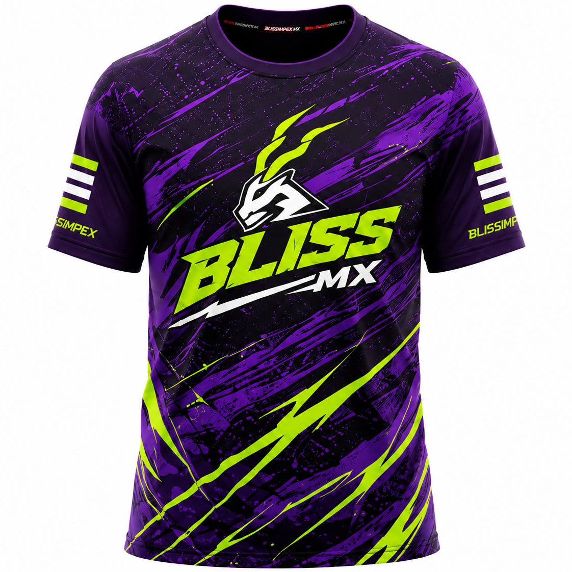Neon Green & Purple MX T-Shirt