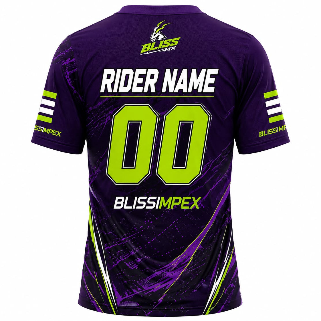 Neon Green & Purple MX T-Shirt