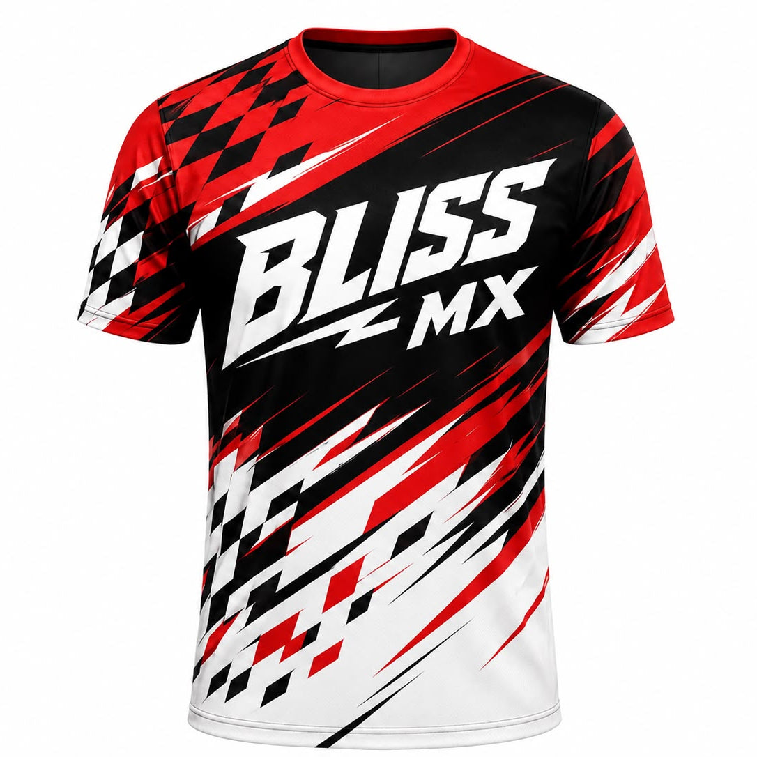 MX T-SHIRT Red&Black