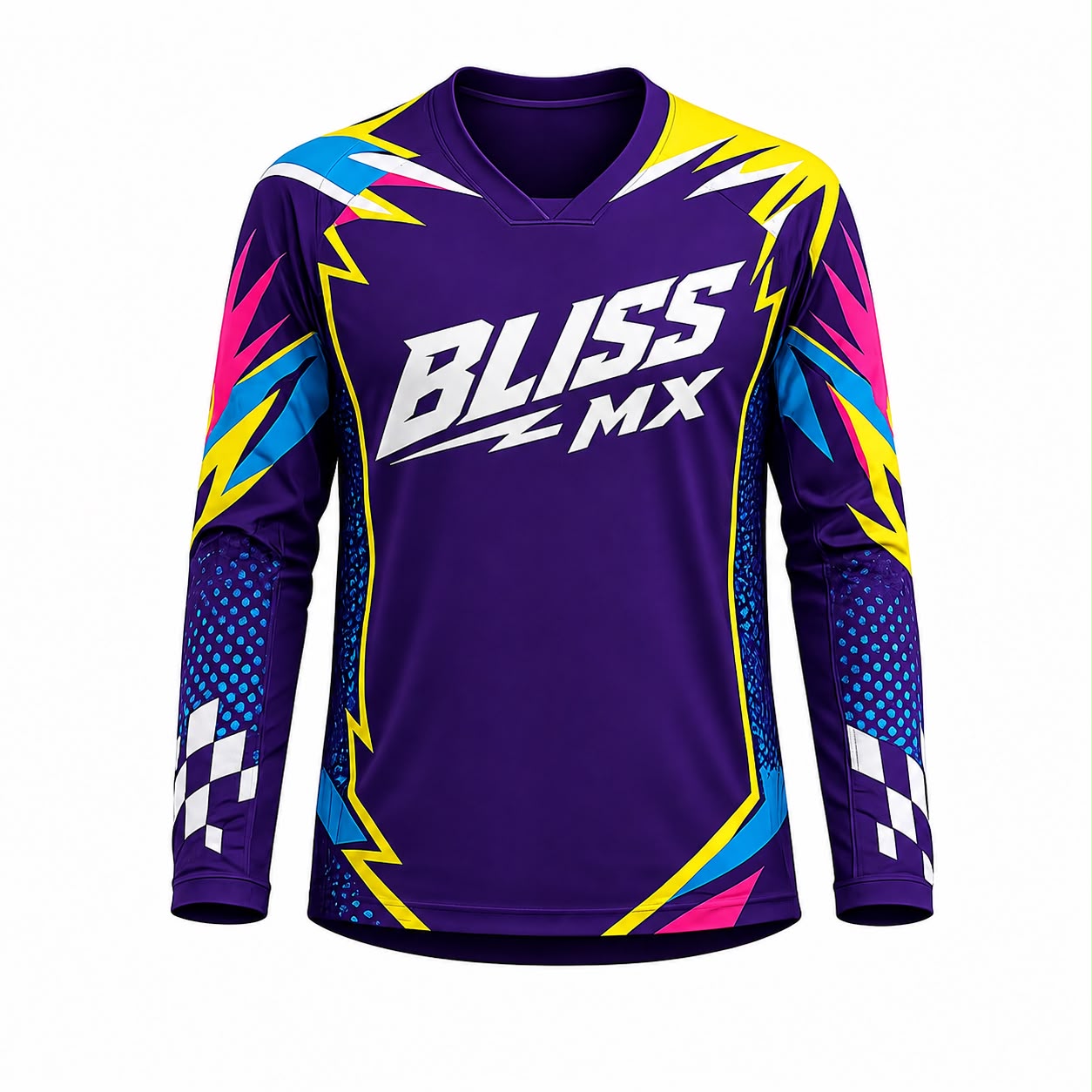 Premium Long Sleeve MX Racing Jersey | Lightweight Off-Road Dirt Bike Jersey