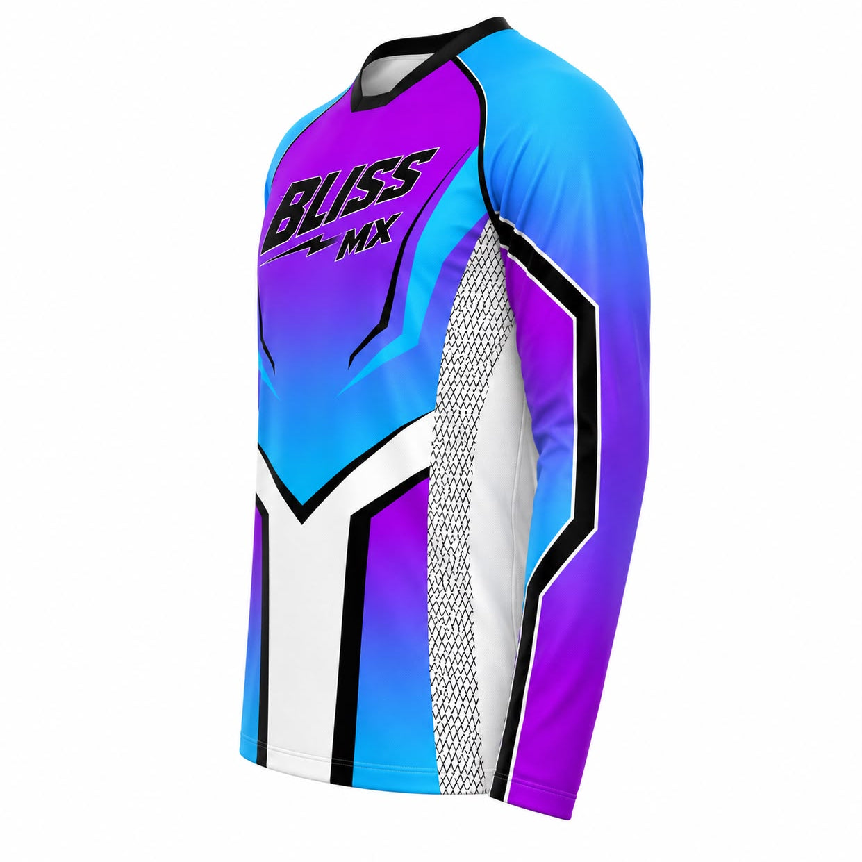 Custom MX Jersey | Bliss MX Purple Blue Racing Jersey