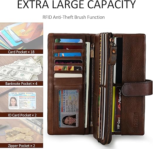 Refined and Ready: Premium Leather Wallets for Women Leathers Crafted