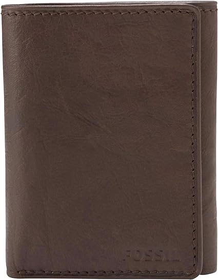 Mens Wallet Genuine Leather Blocking Wallet for Men, 2 ID Windows 11-12 Card Holders, Gift Box Leathers Crafted